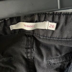 Baggy cargo Black Pants - Size 26